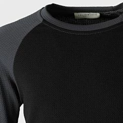 Coupon 🔔 Tee 👚 Shirt Manches Longues 745 Gris Anthracite Noir de Frilivin 😀 -Promos Frilivin Magasin frilivin 346331 745 BLACK 20221115T150212 02