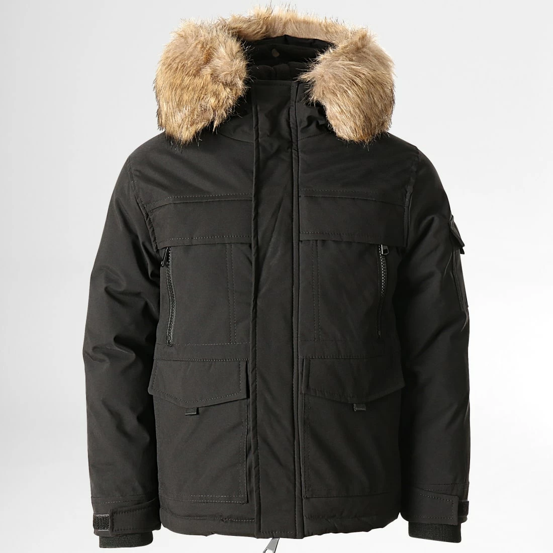 Nouveau 😍 Parka Fourrure Enfant FD900 Noir de Frilivin 🎉 3 Nouveau 😍 Parka Fourrure Enfant FD900 Noir de Frilivin 🎉