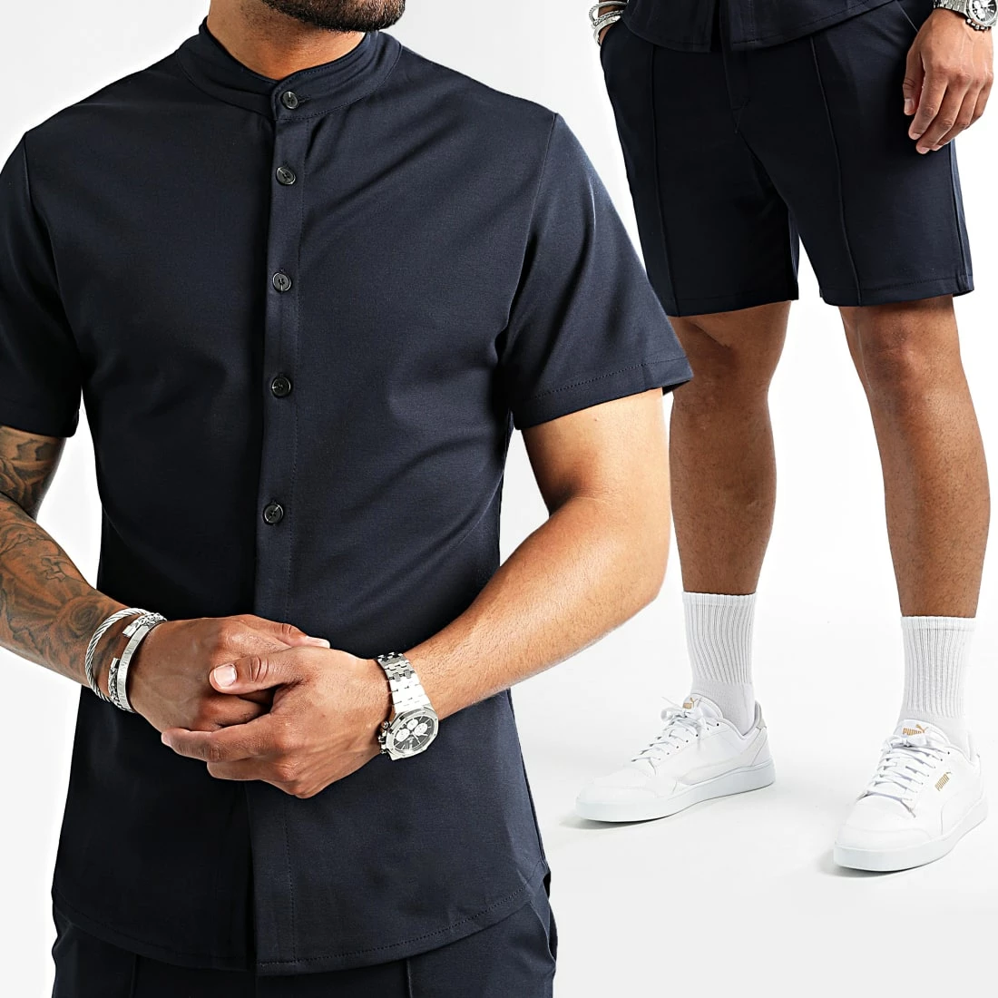 Les meilleures critiques de ⌛ Ensemble Chemise Manches Courtes Et Short 4206 Bleu Marine de Frilivin 💯 3 Les meilleures critiques de ⌛ Ensemble Chemise Manches Courtes Et Short 4206 Bleu Marine de Frilivin 💯