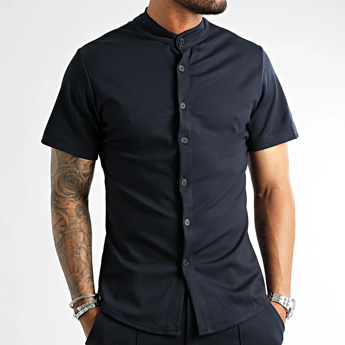 Les meilleures critiques de ⌛ Ensemble Chemise Manches Courtes Et Short 4206 Bleu Marine de Frilivin 💯 5 Les meilleures critiques de ⌛ Ensemble Chemise Manches Courtes Et Short 4206 Bleu Marine de Frilivin 💯 – Image 3